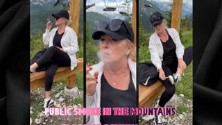 Public smoke in the mountains