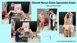 Medical Fetish-Doctor Examines Wet Pussy With Speculum