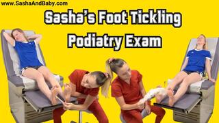 Soccer Girl Sasha’s Foot Tickling Podiatry Exam