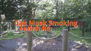 Gas Mask Smoking Fetish Realtime with Princess Diss and male submissive