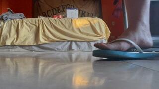 Very dirty small feet