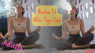 Nicotine fit after yoga class, Main View