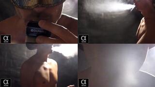 Smoking Dunhill Fine Cut Black walk