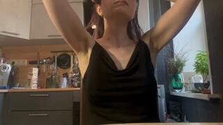 Emma will lick her breasts and slobber