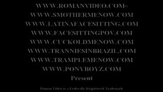 Flower Tucci and Alexis Breeze in nude femdom Face sitting and Big butt ass worship smothering pussy tit smothering and ass licking to orgasm POV upskirt queening and tit smothering 321132