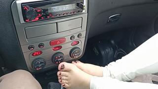 Footjob gear lever