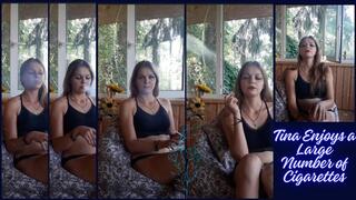 Tina's Darkside: Chainsmoking 5 cigarettes and becomes dizzy