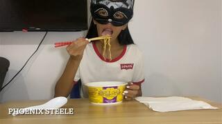 068 Eating Imported Chinese Instant Noodles