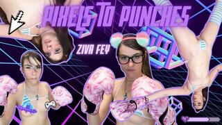 4K Ziva Fey - Pixels to Punches: POV Boxing Match Custom
