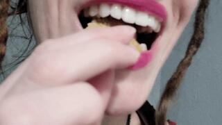 Devouring Man Shaped Cookies