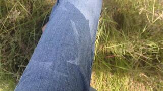 Fifi cranking her SUV desperately trying to escape the woods after a scary hike