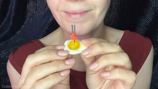 Breakfast with a tiny man