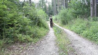 Torment (Slave training) in the forest - the full movie