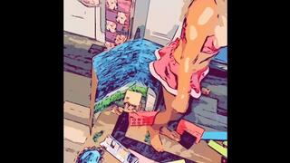 GIANTESS DESTROYS ENTIRE CITY IN COMIC ANIMATION STYLE