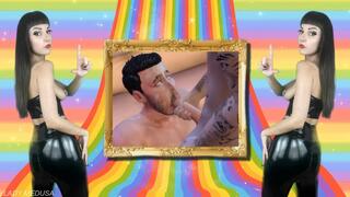 Suck cock! - gay humiliation mindfuck loop