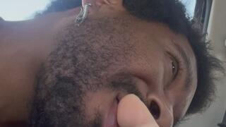 Latina public close up foot worship