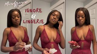 Ebony Goddess Ignore in Lingerie