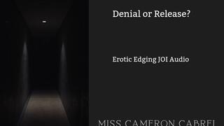 Denial or Release? (Audio MP3)