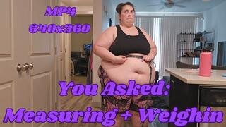 SSBBW Rachet Rachel Weighs In and Takes Measurements MP4 640x360