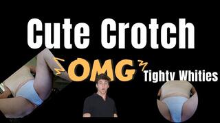 Cute Crotch Tighty Whities, A dirty man's filthy horny peeks