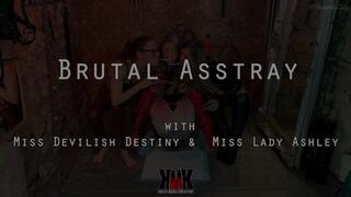 Brutal Asstray with Miss Lady Ashley and Miss Devilish Destiny