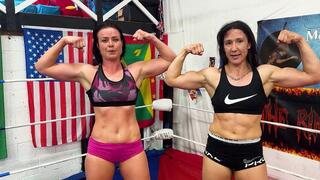 Jaki vs Lara - Competitive Female Wrestling