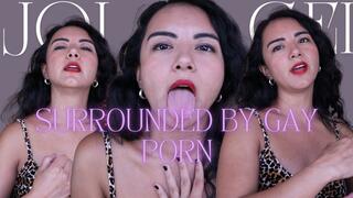 Surrounded by Gay Porn CEI JOI