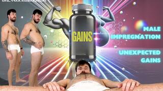 Male impregnation unexpected gains