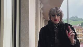 Smoking like a bitch