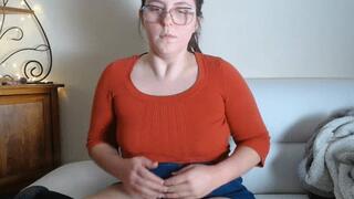 Jeanskirt JOI Farts with Cum Countdown