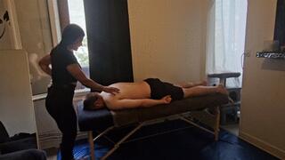 The massage ends badly