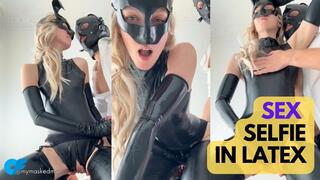 Sex Selfie: Latex Domina trains her Toyboy