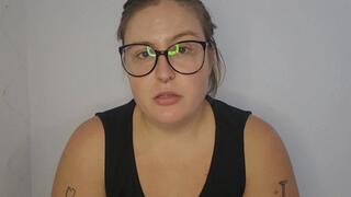 Cuckold eats cum off my feet