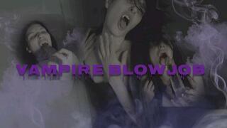 Vampire blowjob