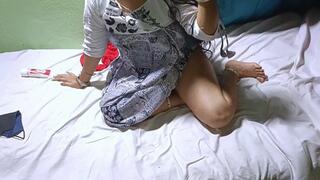 Indian college girl got first time sex with her stepbrother