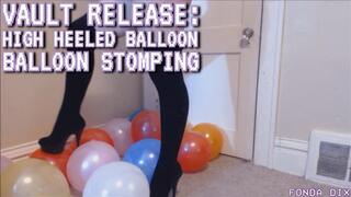 Vault Release: High heeled balloon stomping [MP4 - 1080p]