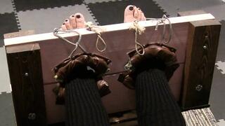 Feet tickled up close 3 angles! "Im gonna pee my pants!"