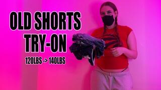 Old Shorts Try-On 120LBS -> 140LBS WMV