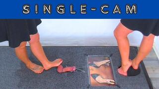 Gag And Cum Under My Dirty Bare Feet - Amber Cam - AmbersCBT - 70AC