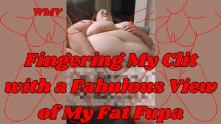 SSBBW Rachel Fingers Her Clit Under Her Delicious Fupa WMV