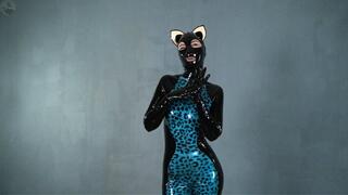 Blue leopard dance