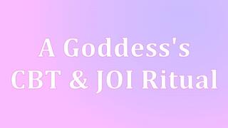 Your Devoted Worship - A Goddess's CBT & JOI Ritual