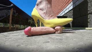 Your dick under my heels ss