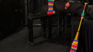 Selena Stern ballbusting In Some Rainbow Attire And Breaking Balls!!!