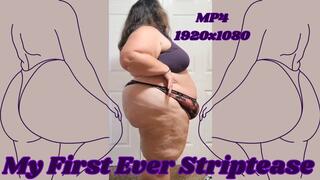 SSBBW Rachel's First Ever Striptease MP4 1920x1080
