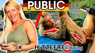 Tattooed and pierced! FitXXXSandy fucked in public! HITZEFREI.dating
