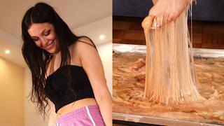 Feet Stuck in Glue - 4K MP4