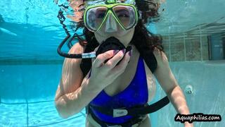 Aquaphilias- Gia Love- She gets her first SCUBA lesson