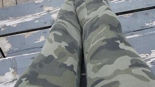 Osing my camo leggings