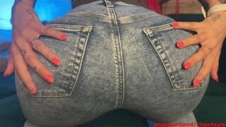 Adventure in wet tight jeans HD